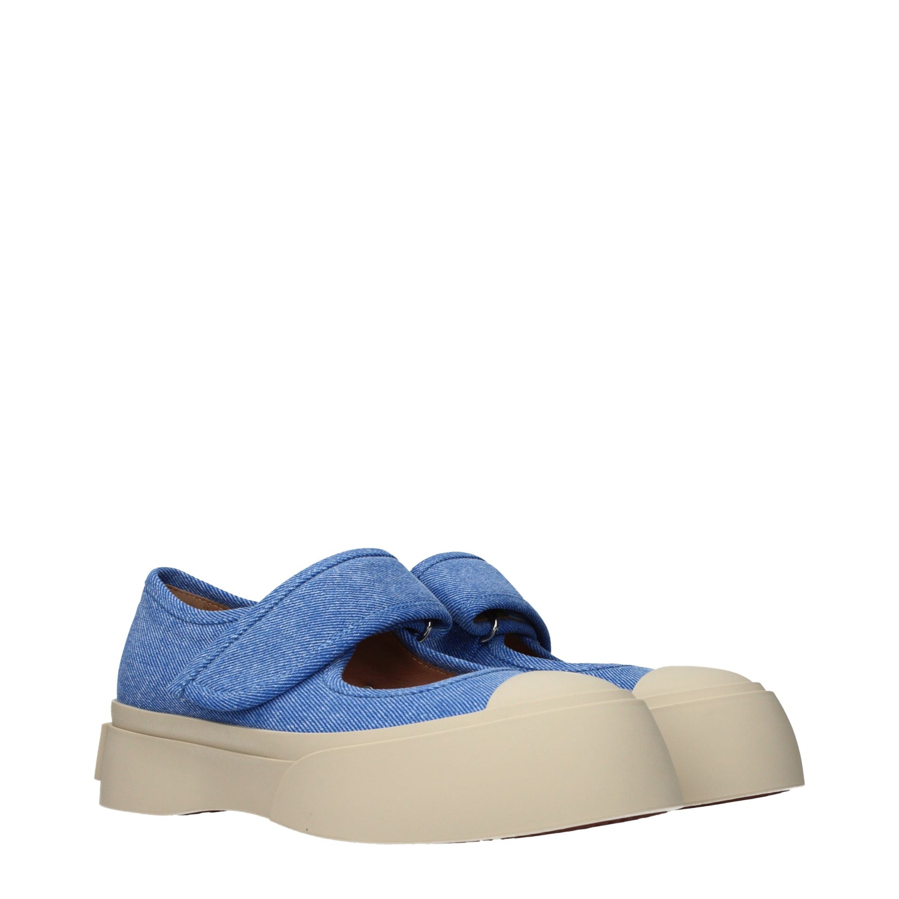 Marni Blue Fabric Low Top Sneakers | Regal Royce