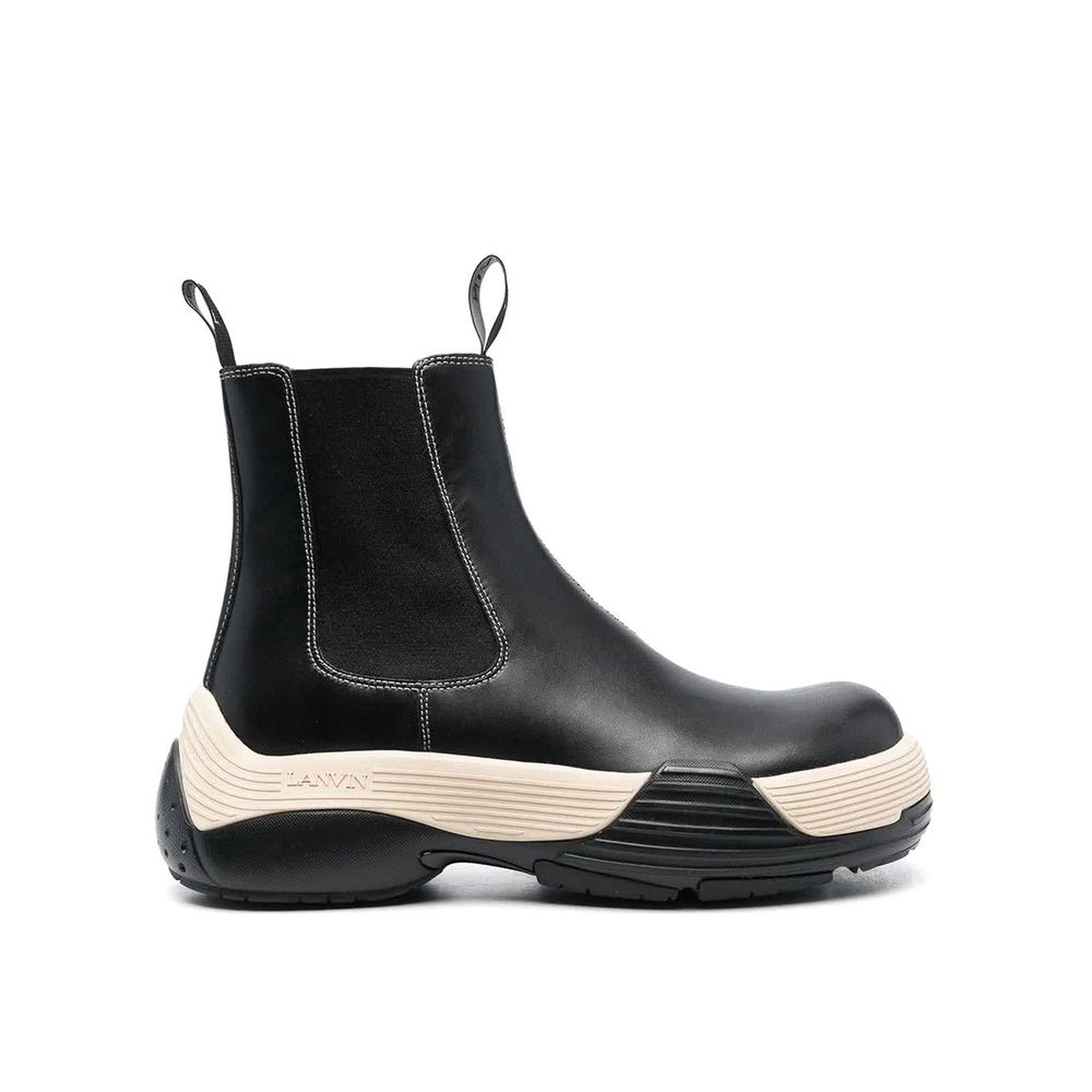 Lanvin Black Calfskin Chelsea Boots | Regal Royce