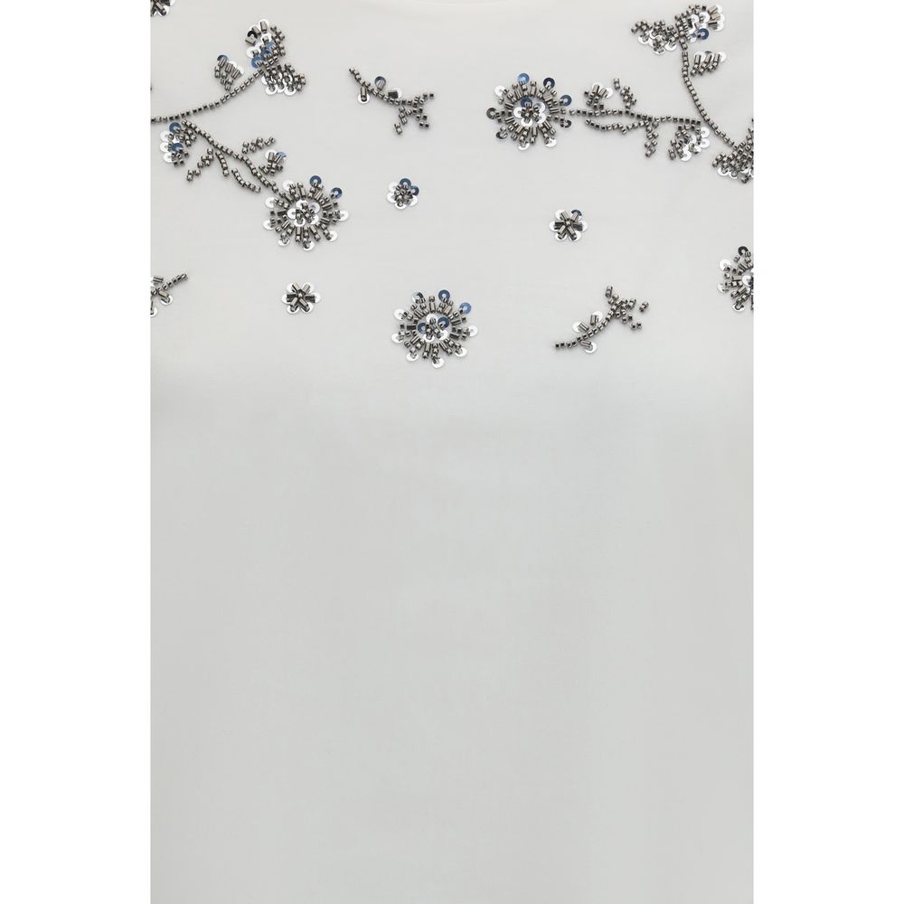 Max Mara White Cotton T-Shirt | Regal Royce