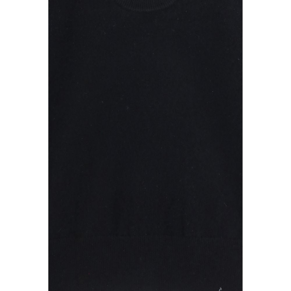 Extreme Cashmere Black Elastane Sleeveles Sweater | Regal Royce
