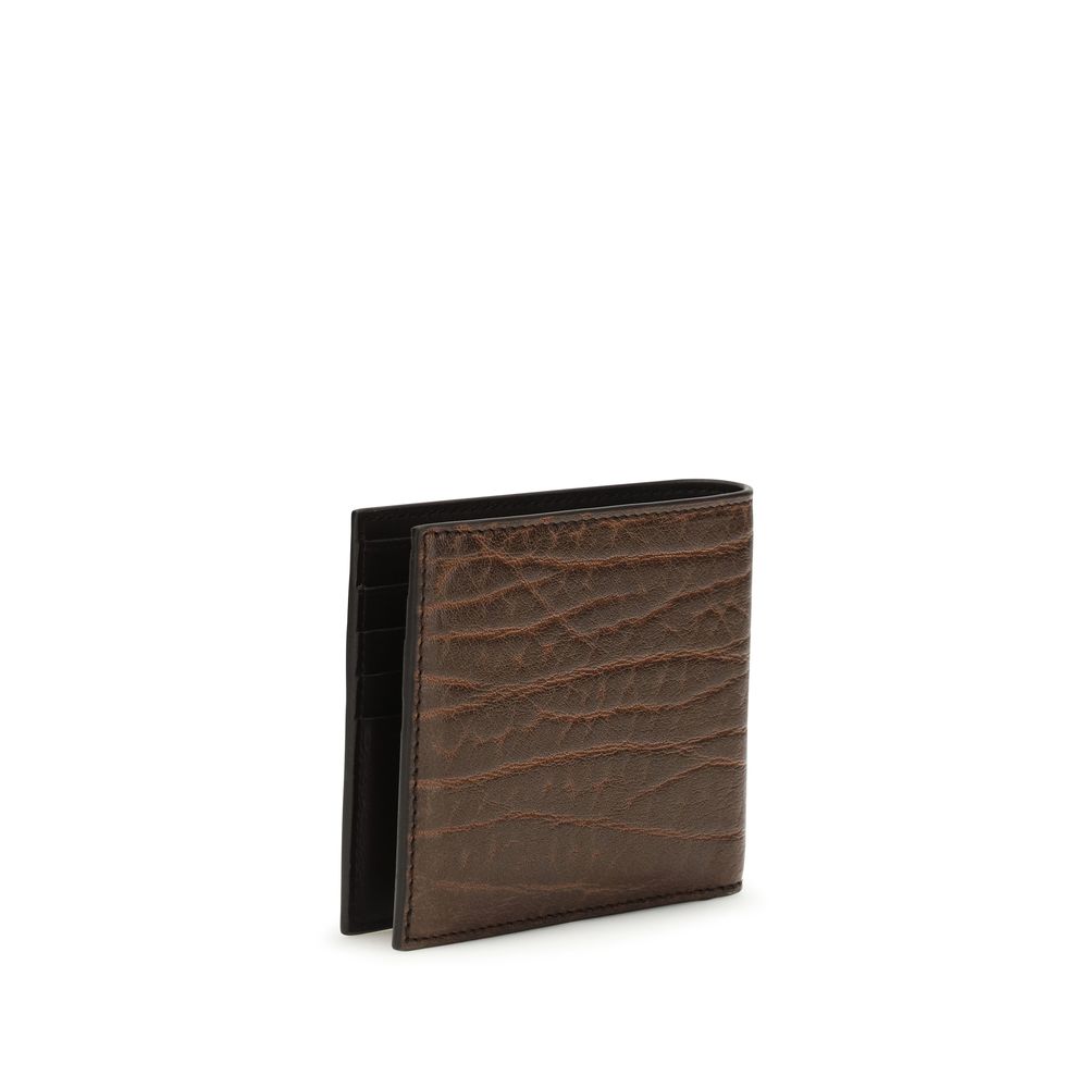 Ferragamo Brown Calf Leather Bos Taurus Wallet | Regal Royce