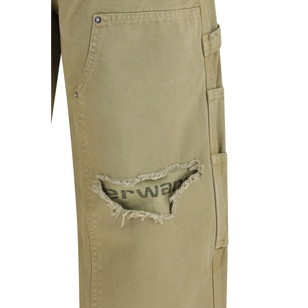 Alexander Wang Bicolor Cotton Cargo Pants | Regal Royce