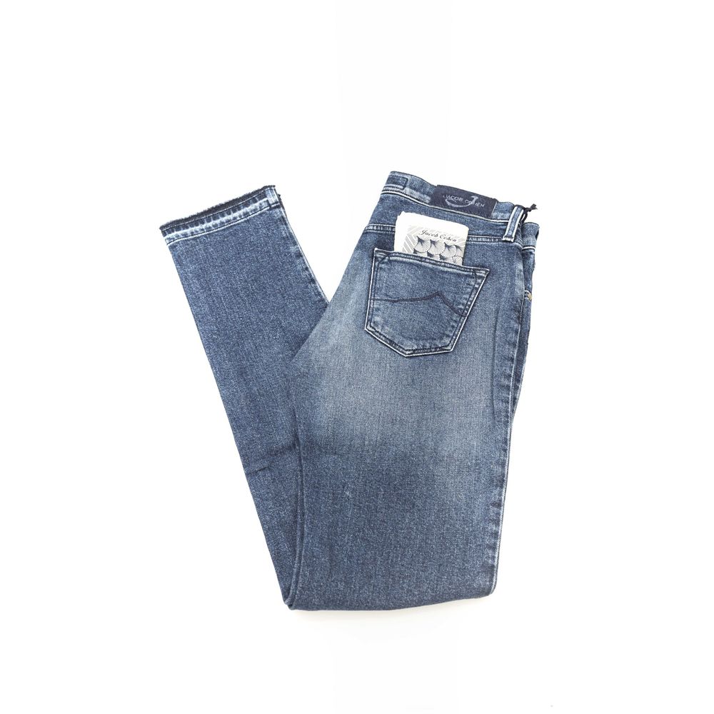 Jacob Cohen Blue Cotton Women Jeans | Regal Royce