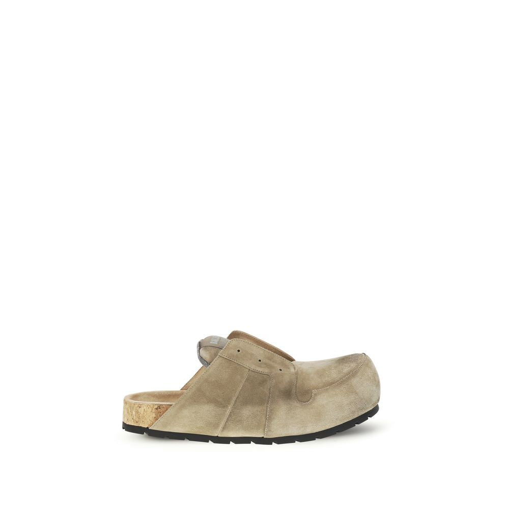 Balenciaga Beige Calf Leather Bos Taurus Mules | Regal Royce
