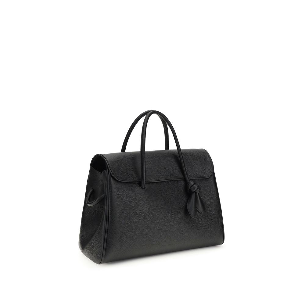 Jacquemus Black Calf Leather Bos Taurus Handbag | Regal Royce