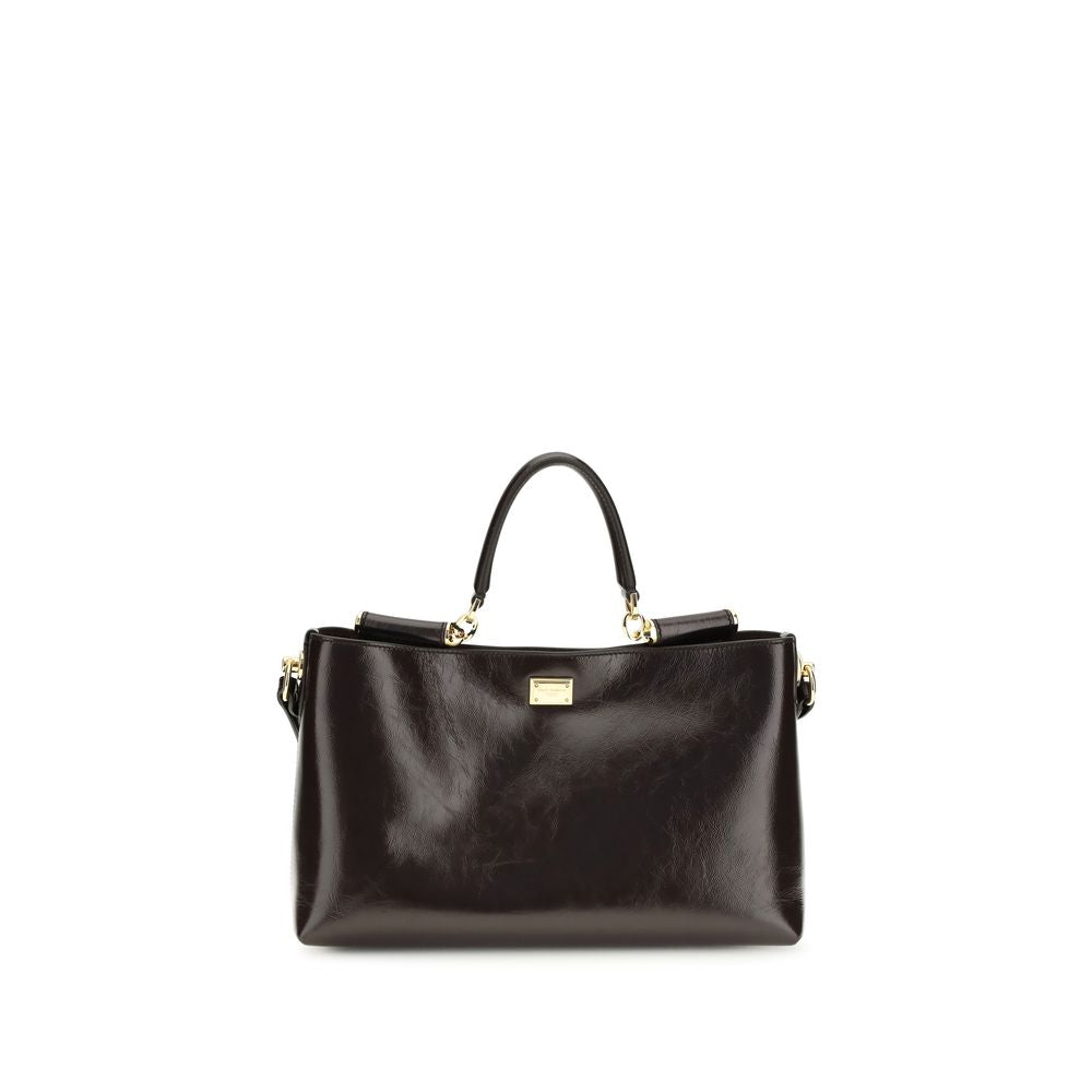 Dolce & Gabbana Brown Calf Leather Bos Taurus Shoulder Bag | Regal Royce