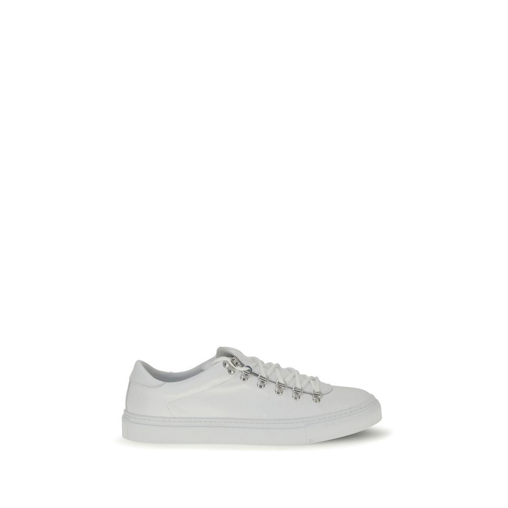 Diemme White Calf Leather Bos Taurus Athletic Sneakers | Regal Royce