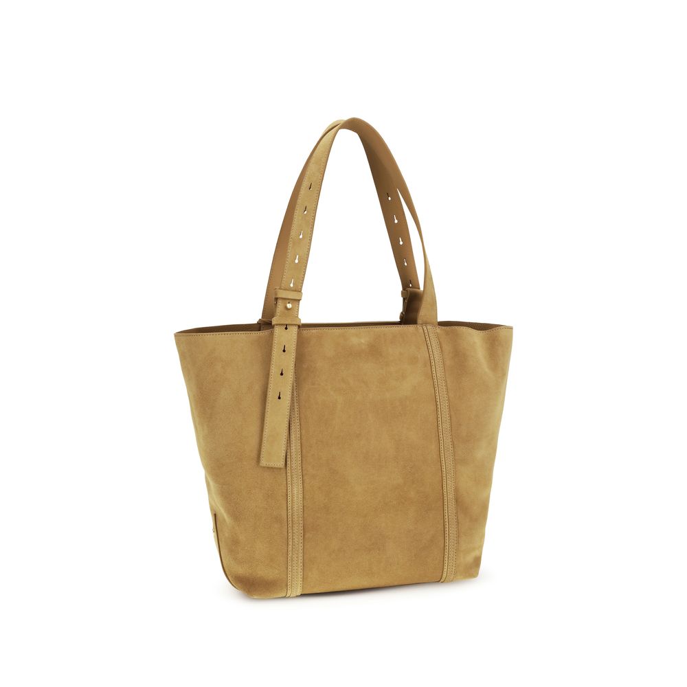 Golden Goose Beige Calf Leather Bos Taurus Shoulder Bag | Regal Royce