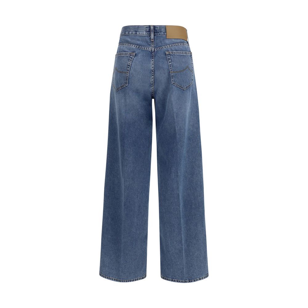 Jacob Cohen Blue Cotton Relaxed Fit Jeans | Regal Royce