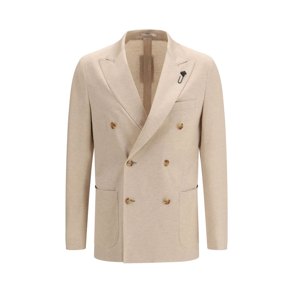 Lardini Beige Cotton Blazer | Regal Royce