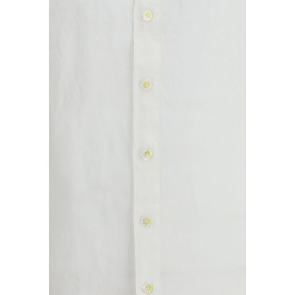Finamore White Linen Dress Shirt | Regal Royce