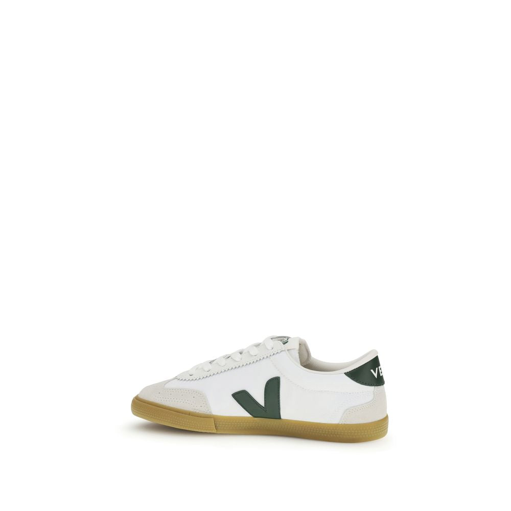 Veja White Calf Leather Bos Taurus Low Top Sneakers | Regal Royce