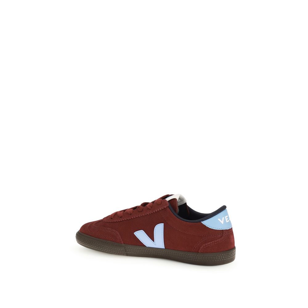 Veja Bordeaux Calf Leather Bos Taurus Athletic Sneakers | Regal Royce