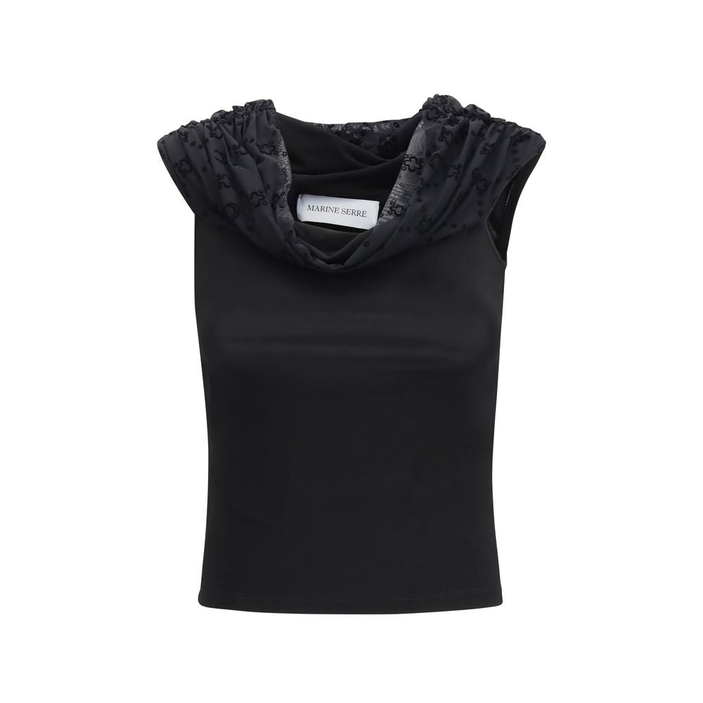 Marine Serre Black Viscose Shirt | Regal Royce