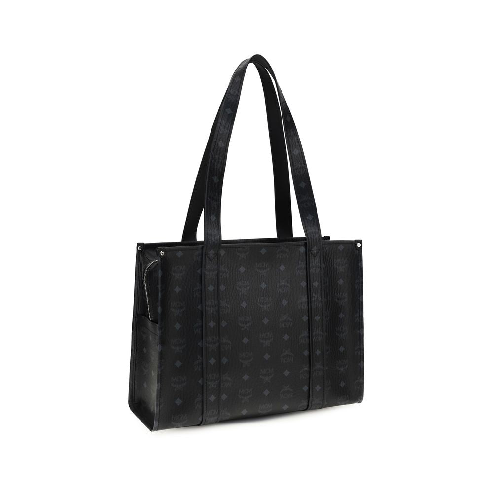 MCM Black Fabric Shoulder Bag | Regal Royce