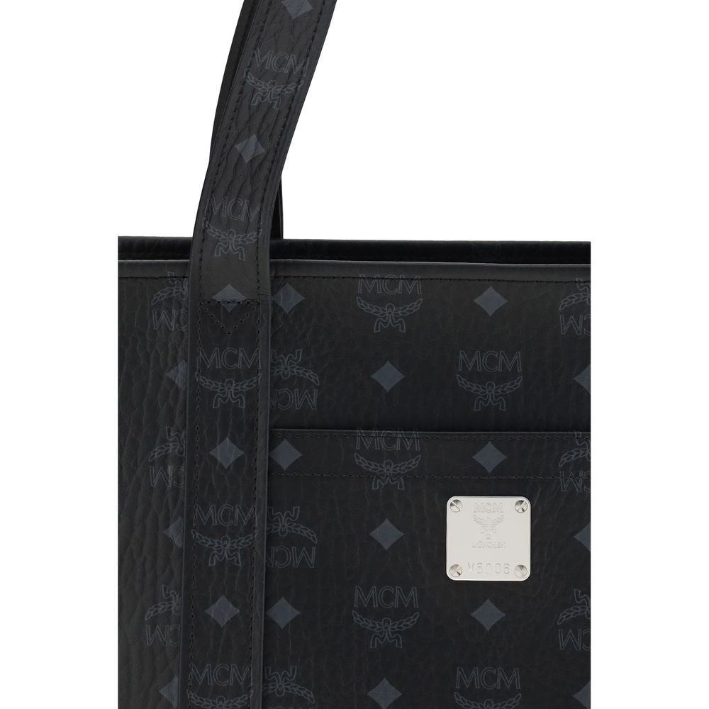 MCM Black Fabric Shoulder Bag | Regal Royce