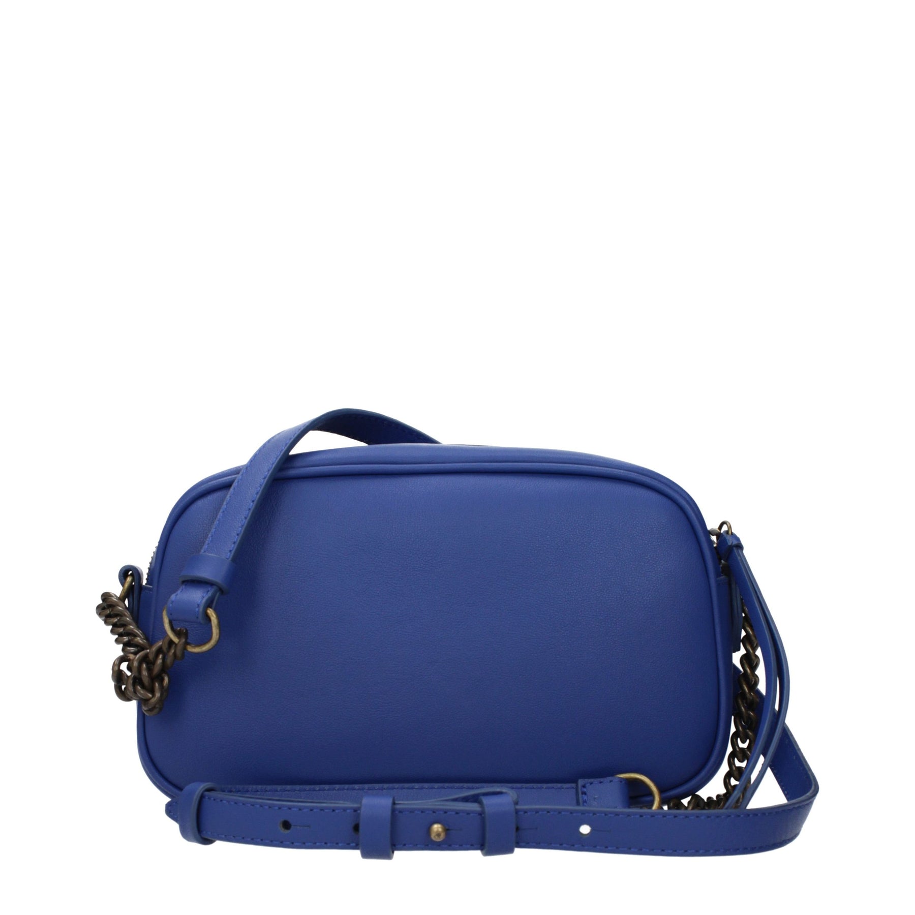 Roberto Cavalli Blue Leather Crossbody Bag | Regal Royce