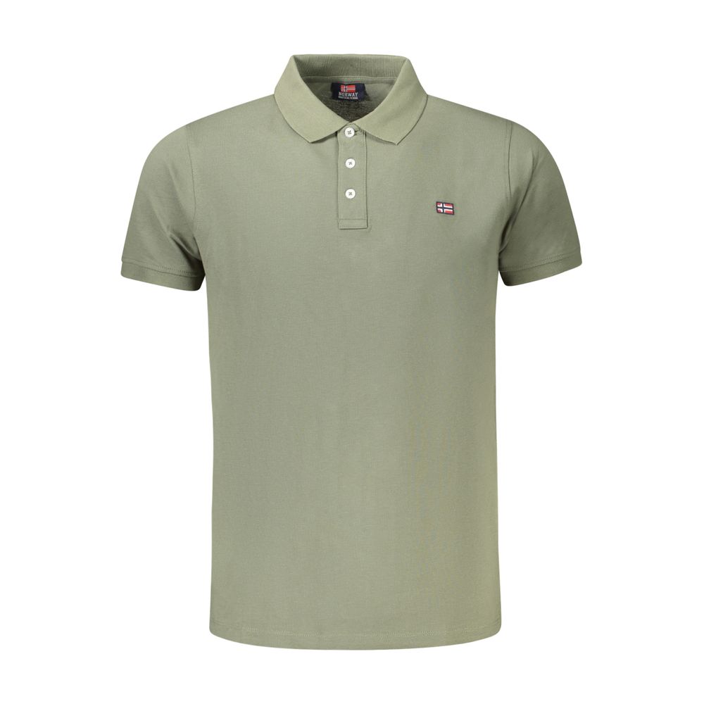 Norway 1963 Verde Cotton Men Polo | Regal Royce