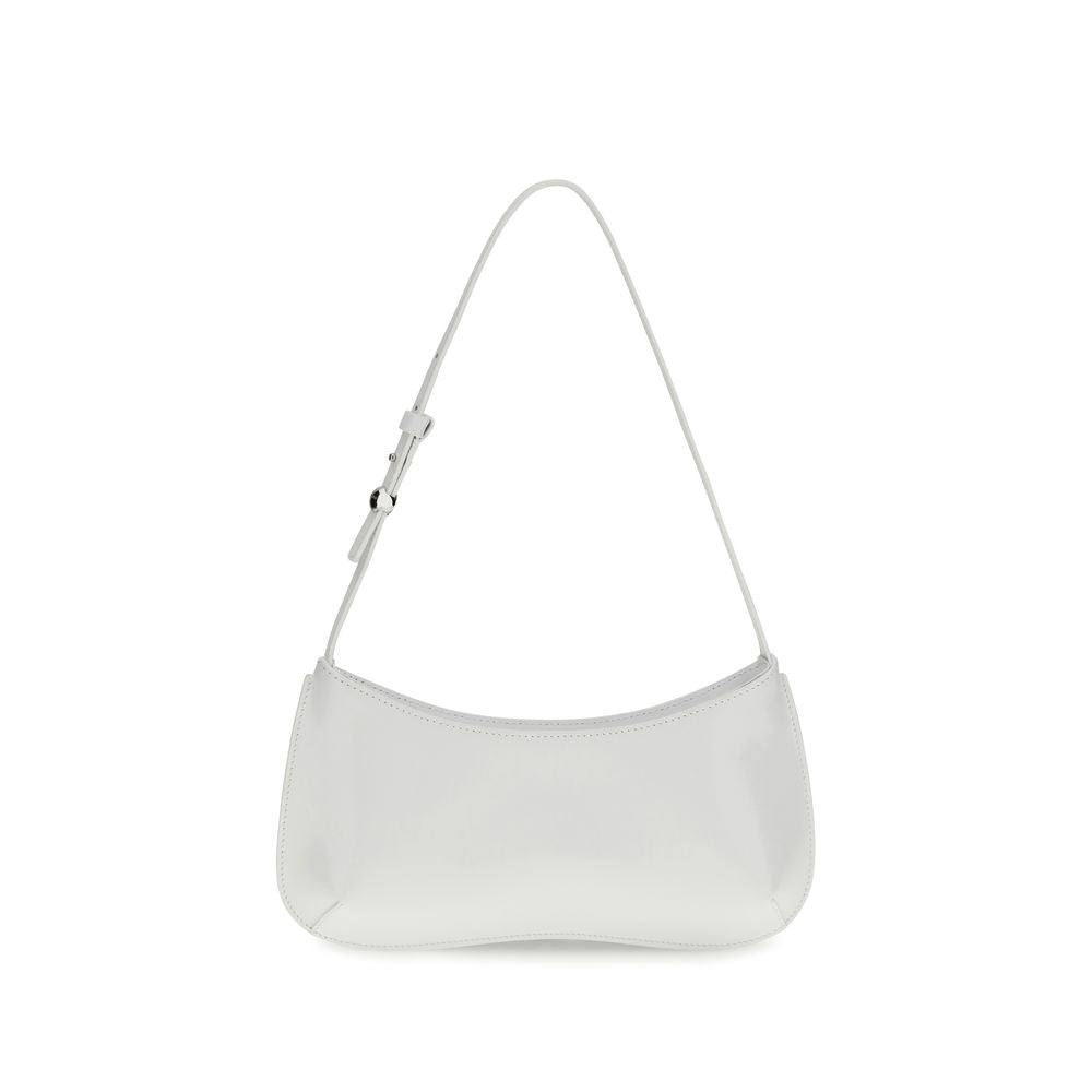 Jacquemus White Calf Leather Bos Taurus Shoulder Bag | Regal Royce