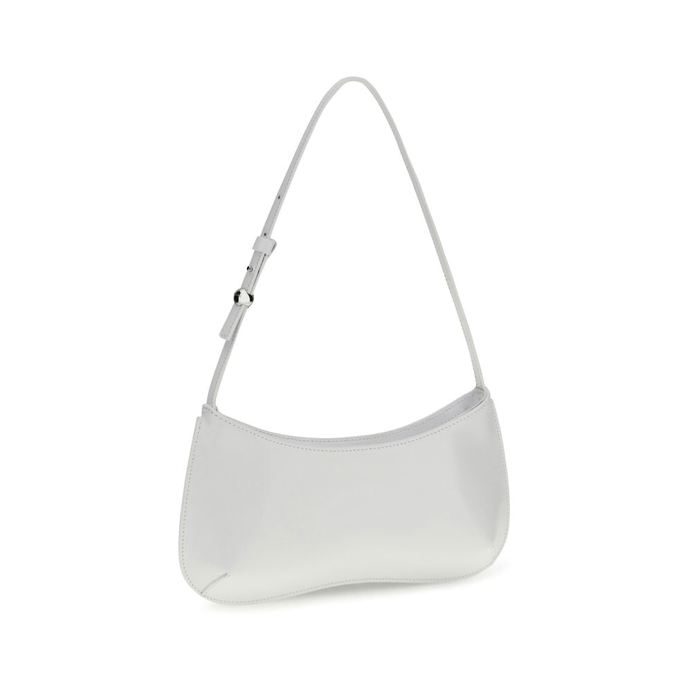 Jacquemus White Calf Leather Bos Taurus Shoulder Bag | Regal Royce