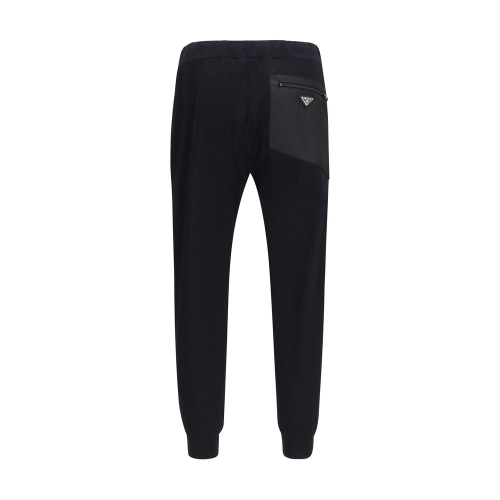 Prada Black Nylon Athletic Pants | Regal Royce