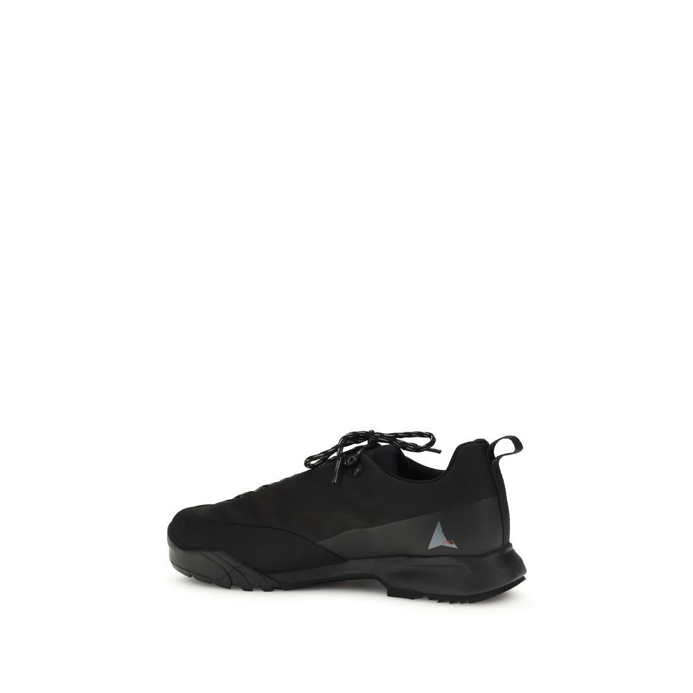 ROA Black Nylon Athletic Sneakers | Regal Royce