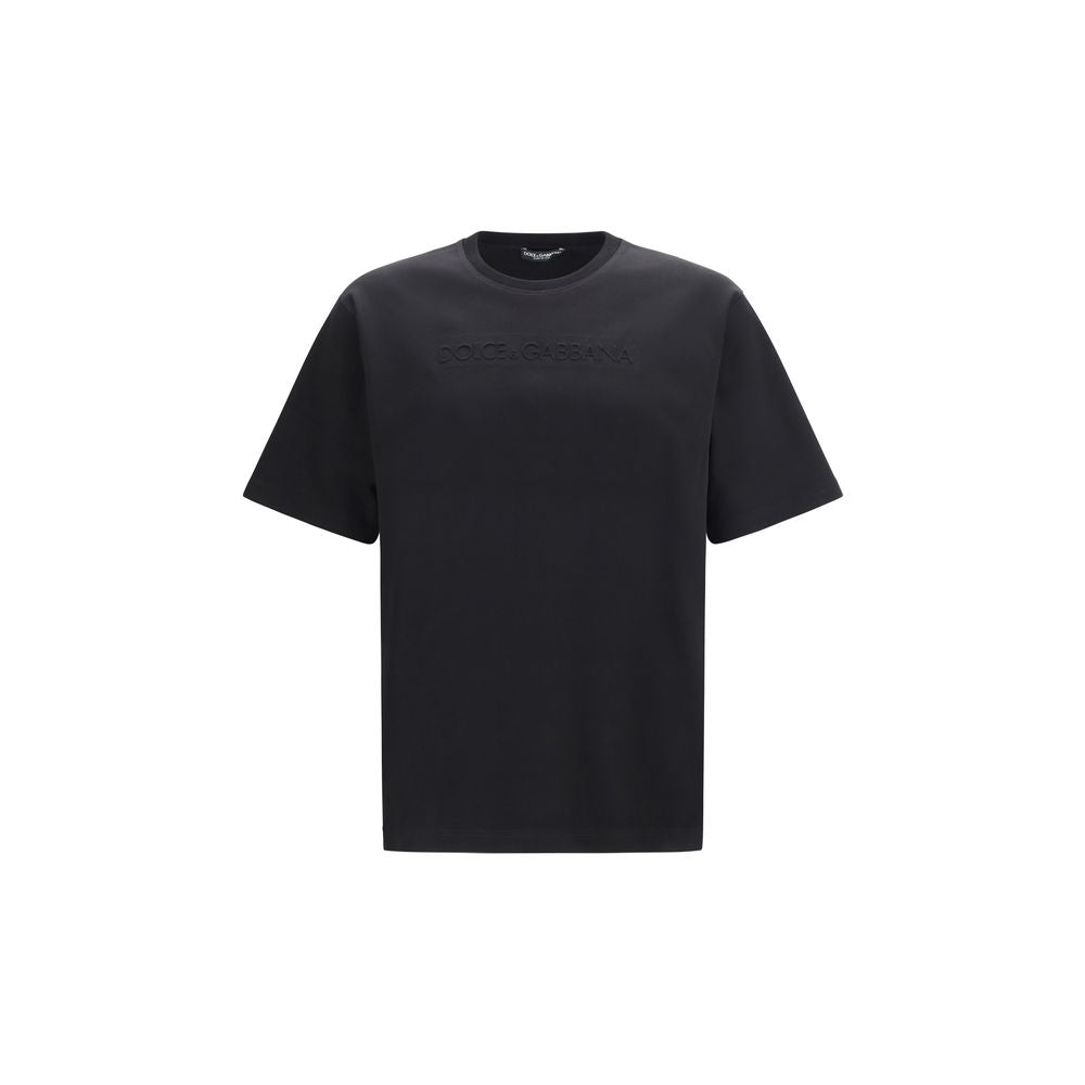 Dolce & Gabbana Black Cotton T-Shirt | Regal Royce