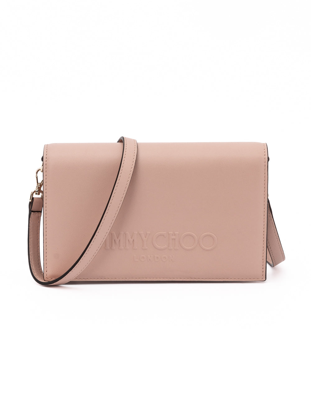 Jimmy Choo Podwer Pink Avenue Leather Shoulder Strap Bag | Regal Royce