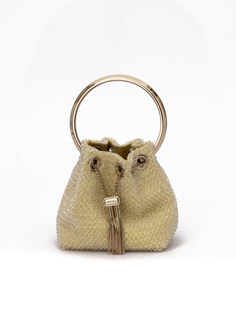 Jimmy Choo Yellow Bon Bon Micro Crystals Bucket | Regal Royce