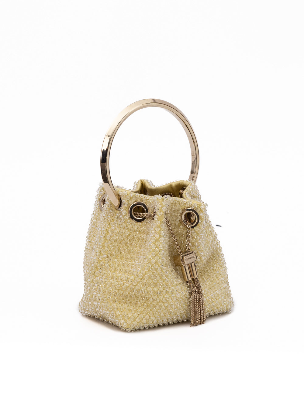 Jimmy Choo Yellow Bon Bon Micro Crystals Bucket | Regal Royce