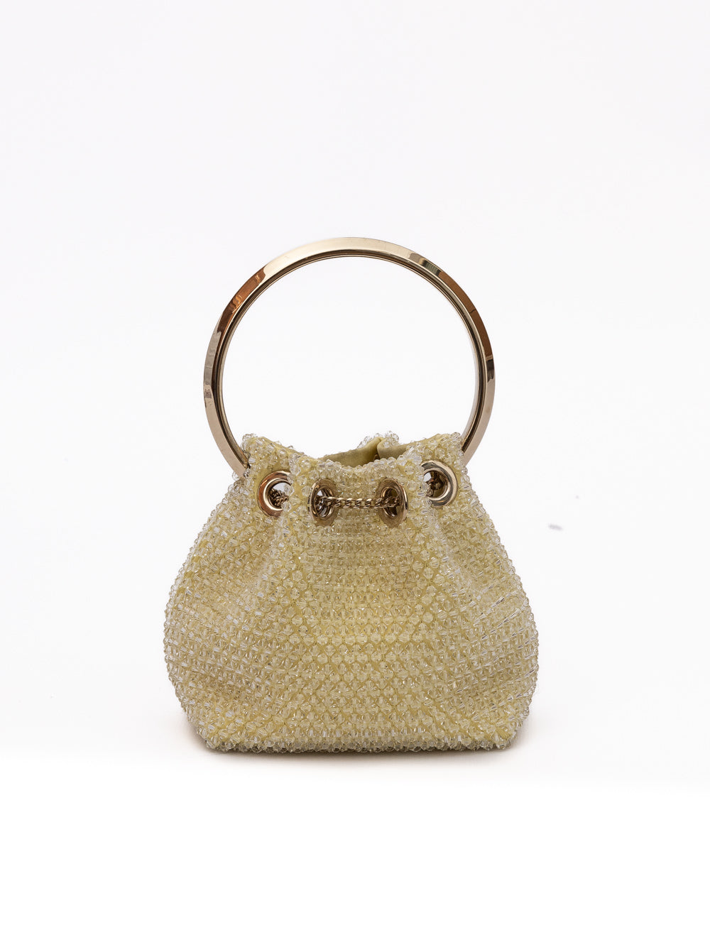 Jimmy Choo Yellow Bon Bon Micro Crystals Bucket | Regal Royce