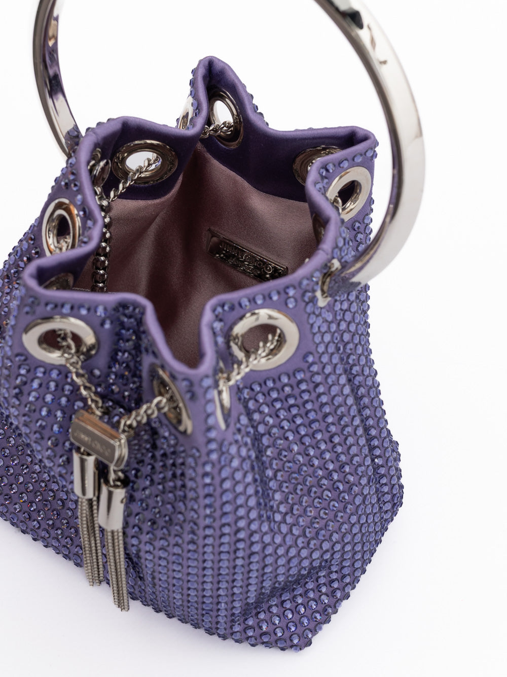Jimmy Choo Purple Bon Bon Micro Crystals Bucket | Regal Royce
