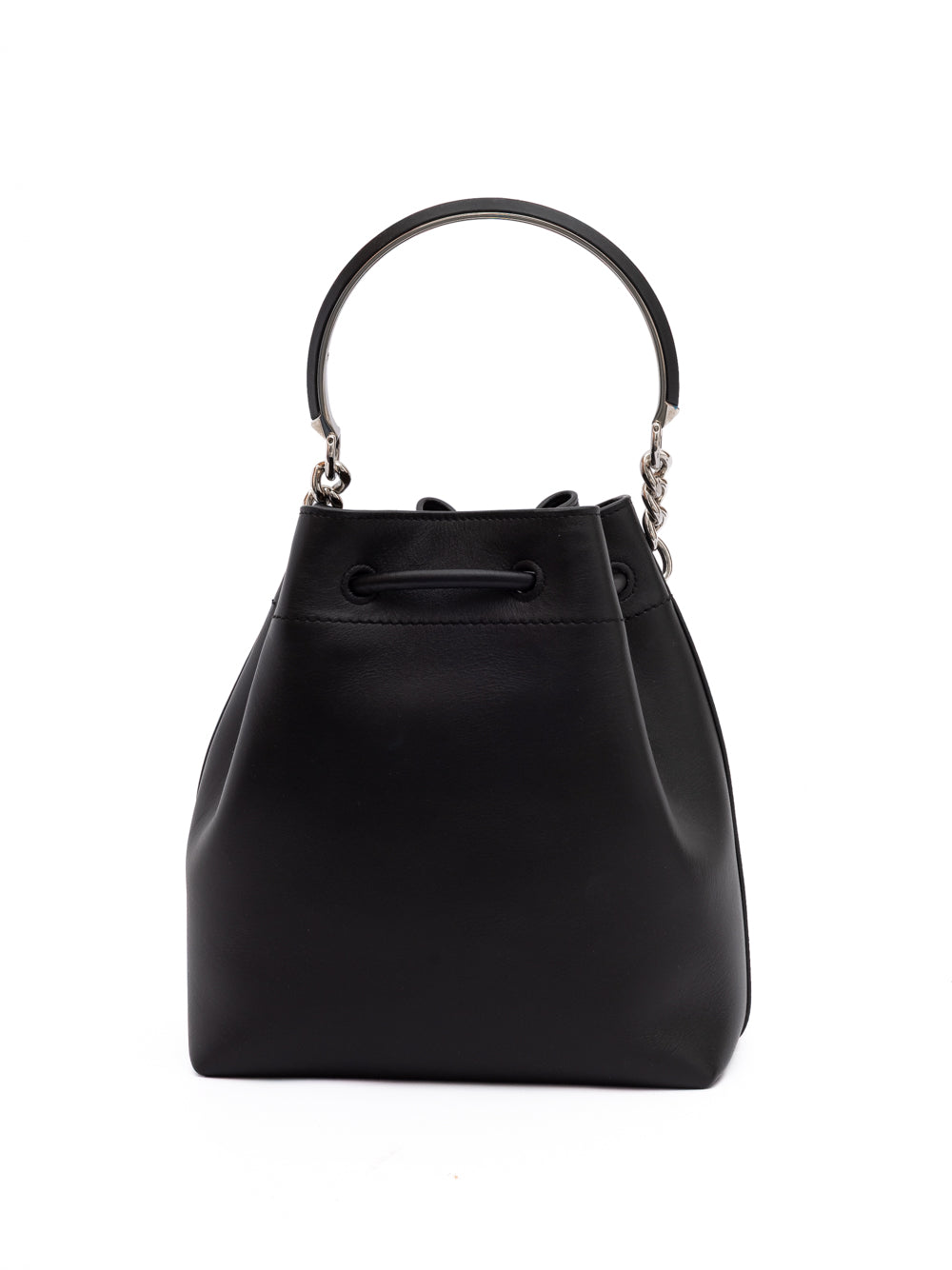 Jimmy Choo Black Bon Bon Leather Bucket | Regal Royce