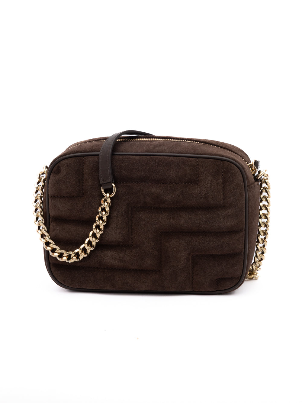 Jimmy Choo Brown Suede Avenue Camera Crossbody Bag | Regal Royce