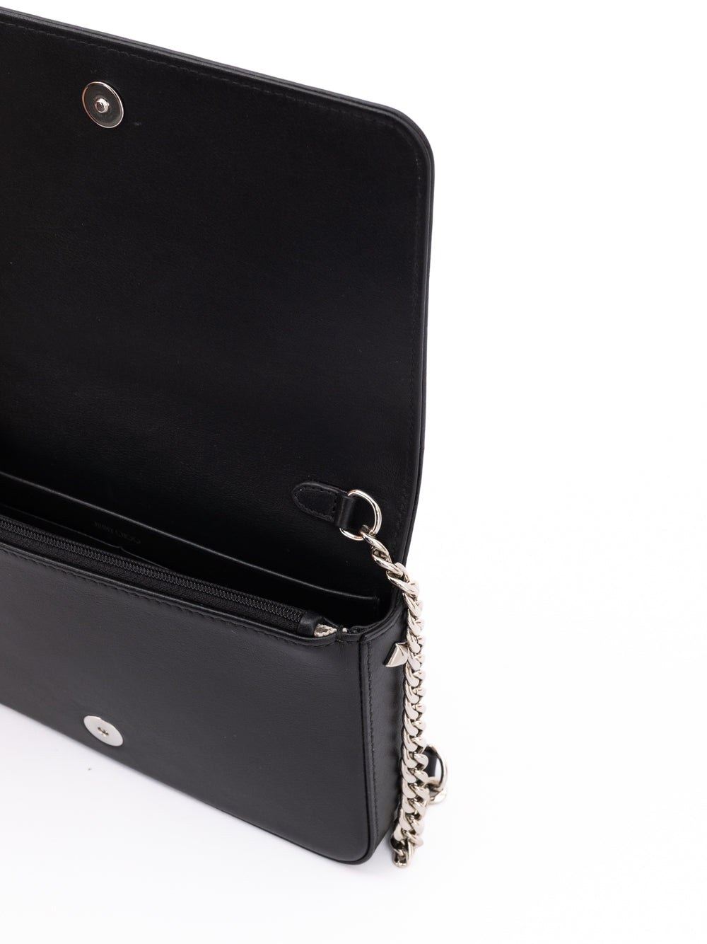 Jimmy Choo Black Leather Crossbody Bag | Regal Royce