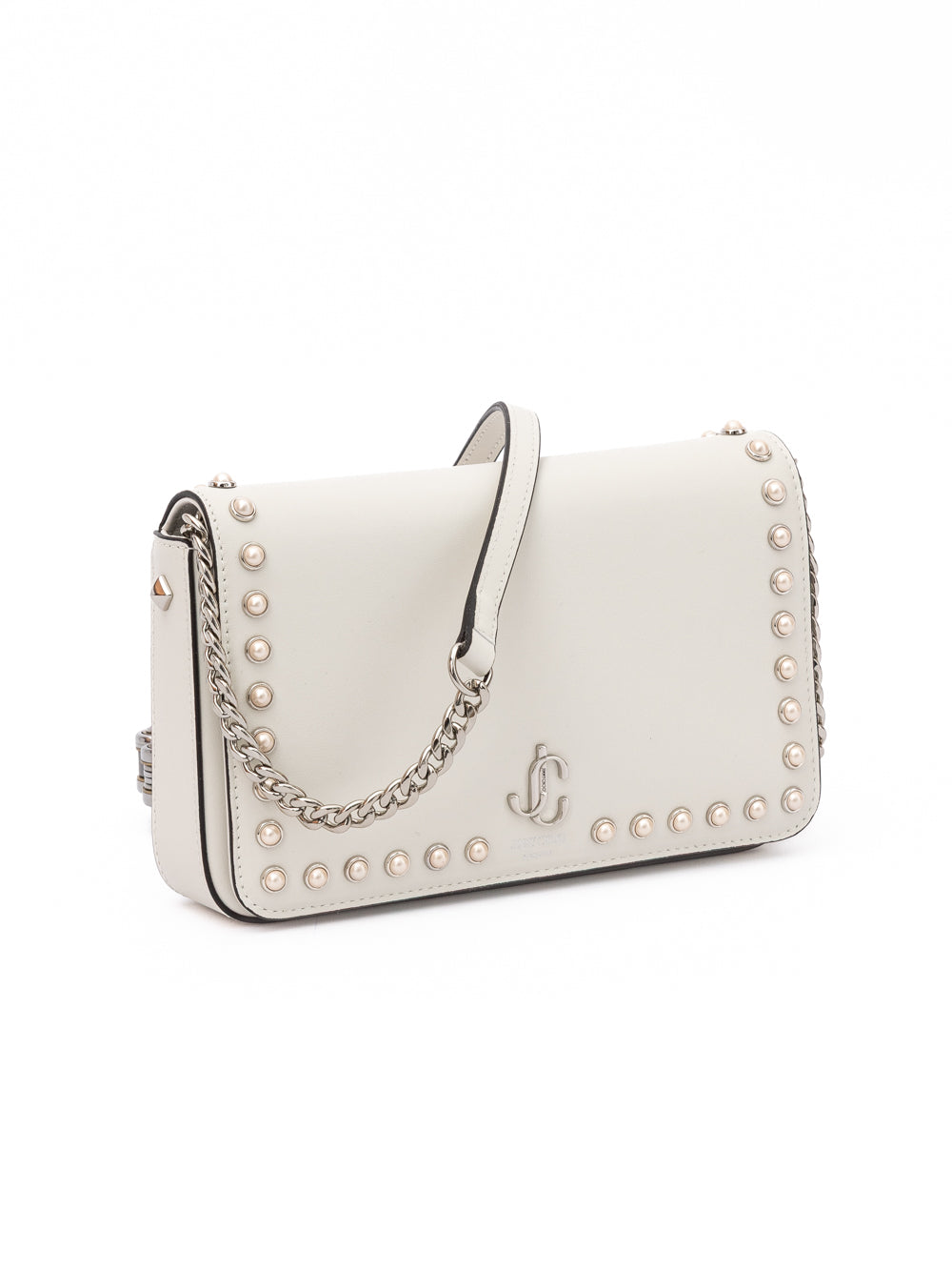 Jimmy Choo White Leather Crossbody Bag | Regal Royce