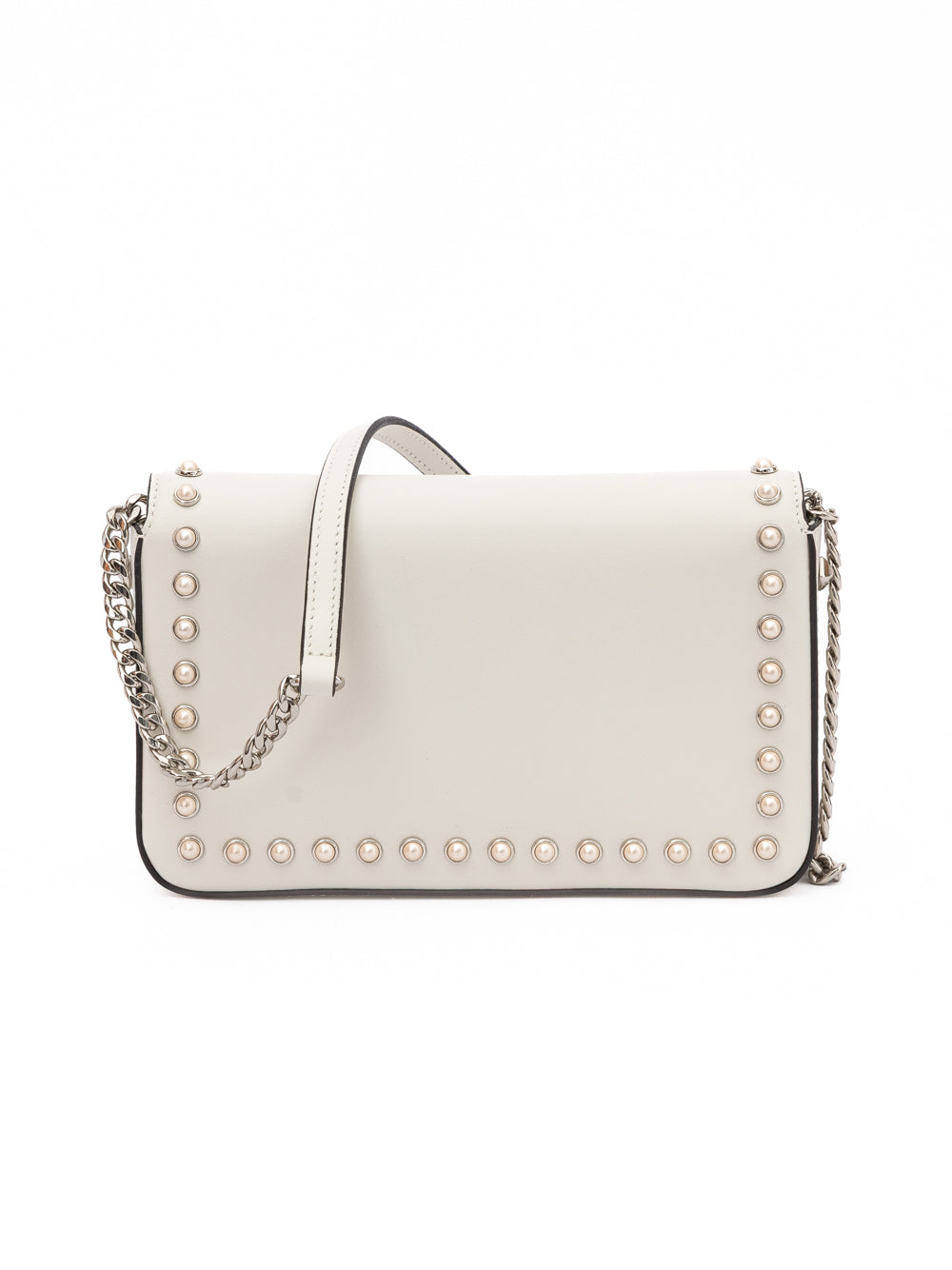 Jimmy Choo White Leather Crossbody Bag | Regal Royce