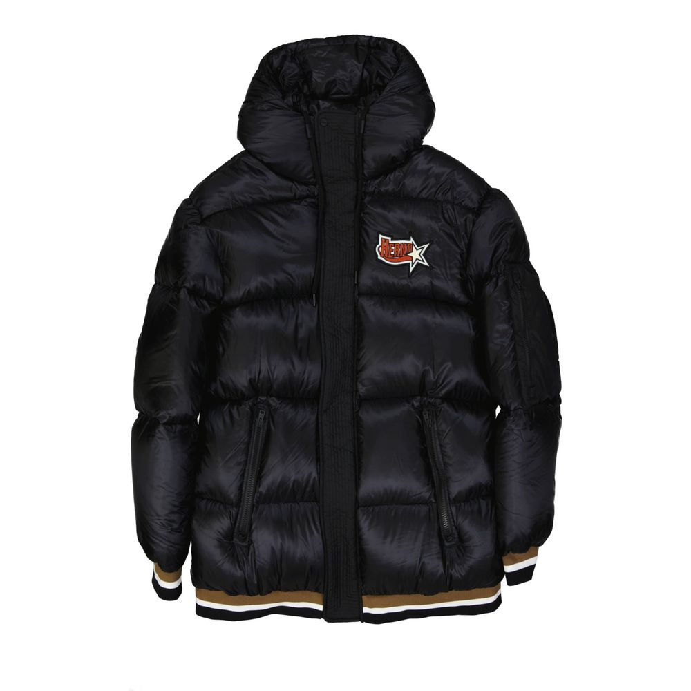 Herno Black Polyamide Bomber | Regal Royce