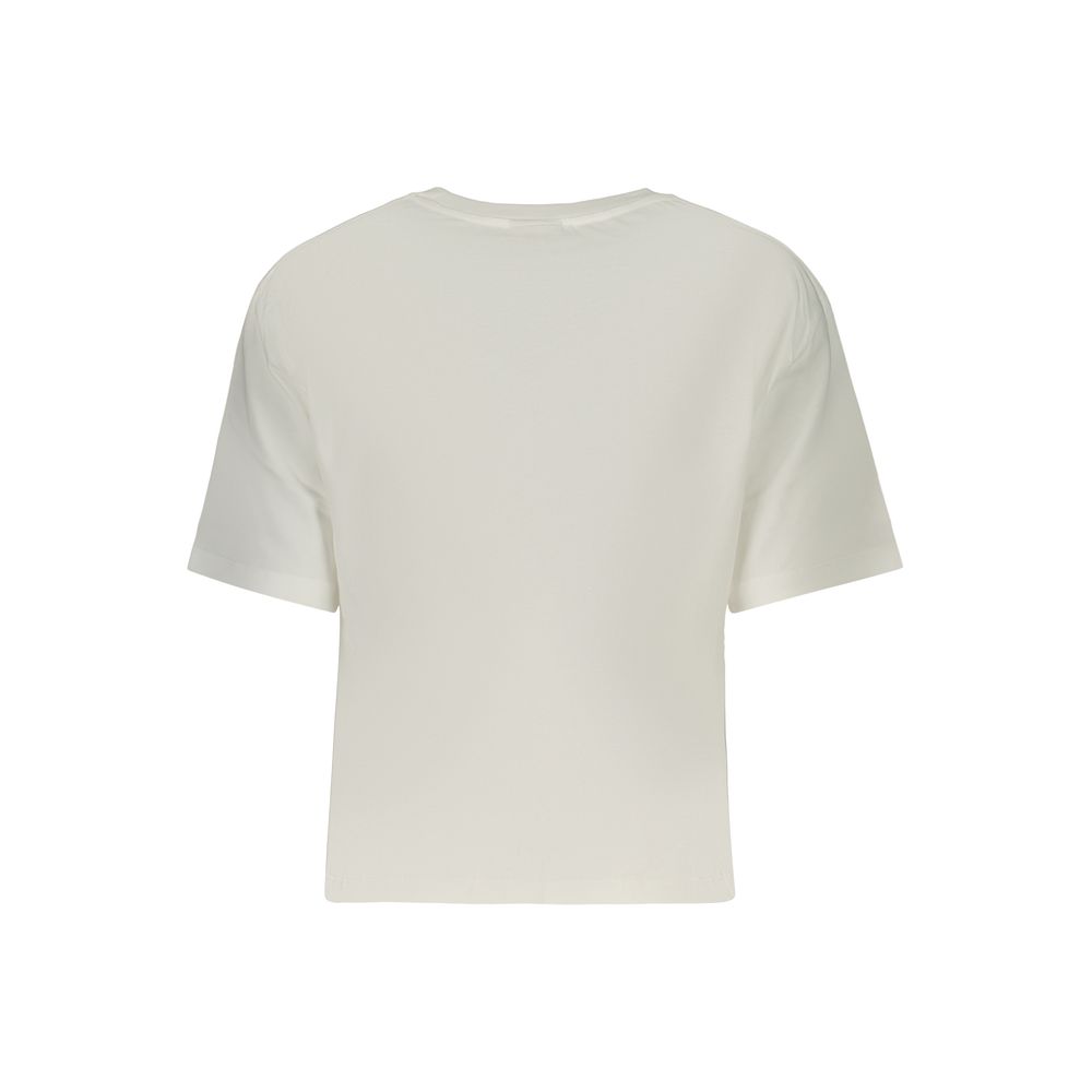 Desigual Bianco Cotton Women T-Shirt | Regal Royce
