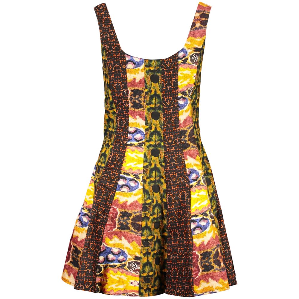 Desigual Giallo Cotton Women Dress | Regal Royce