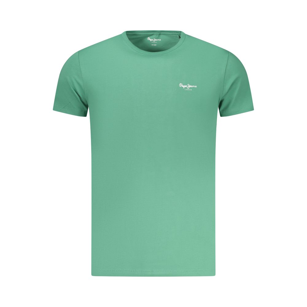 Pepe Jeans Verde Cotton Men's T-Shirt | Regal Royce
