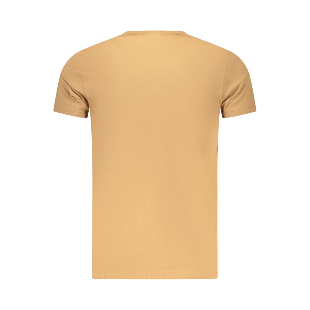Pepe Jeans Marrone Cotton Men T-Shirt | Regal Royce
