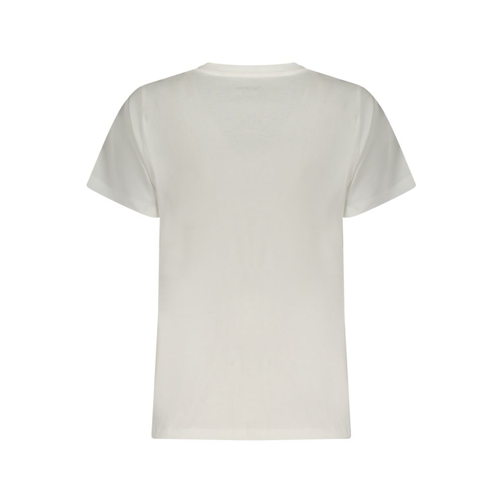 Pepe Jeans Bianco Cotton Womens T-Shirt | Regal Royce