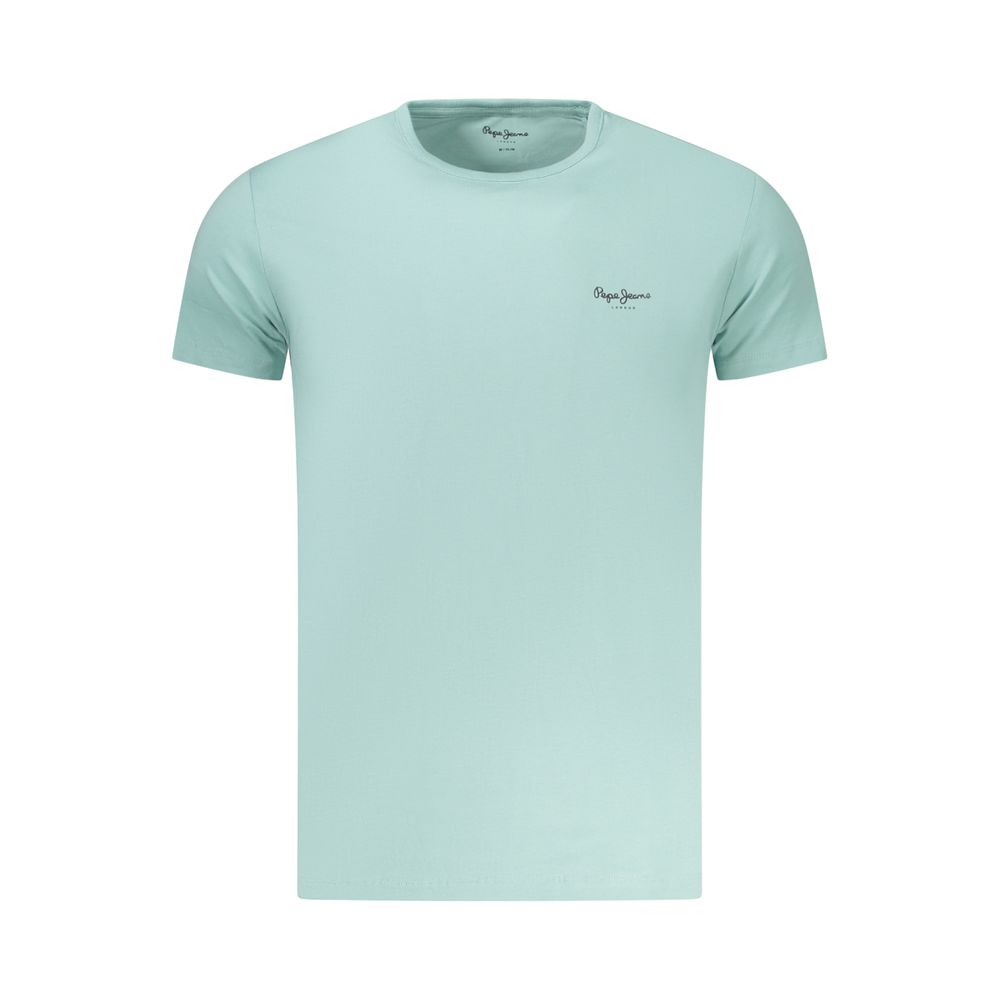 Pepe Jeans Azzurro Cotton Men T-Shirt | Regal Royce