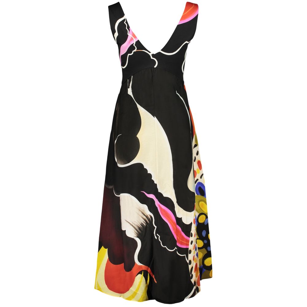 Desigual Black Viscose Women's Dress | Regal Royce