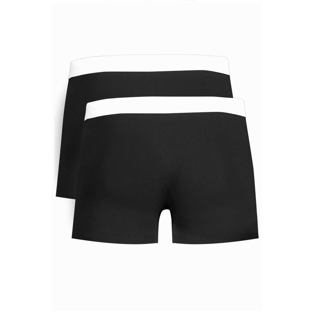 Trussardi Black Cotton Men's Boxer Briefs | Regal Royce
