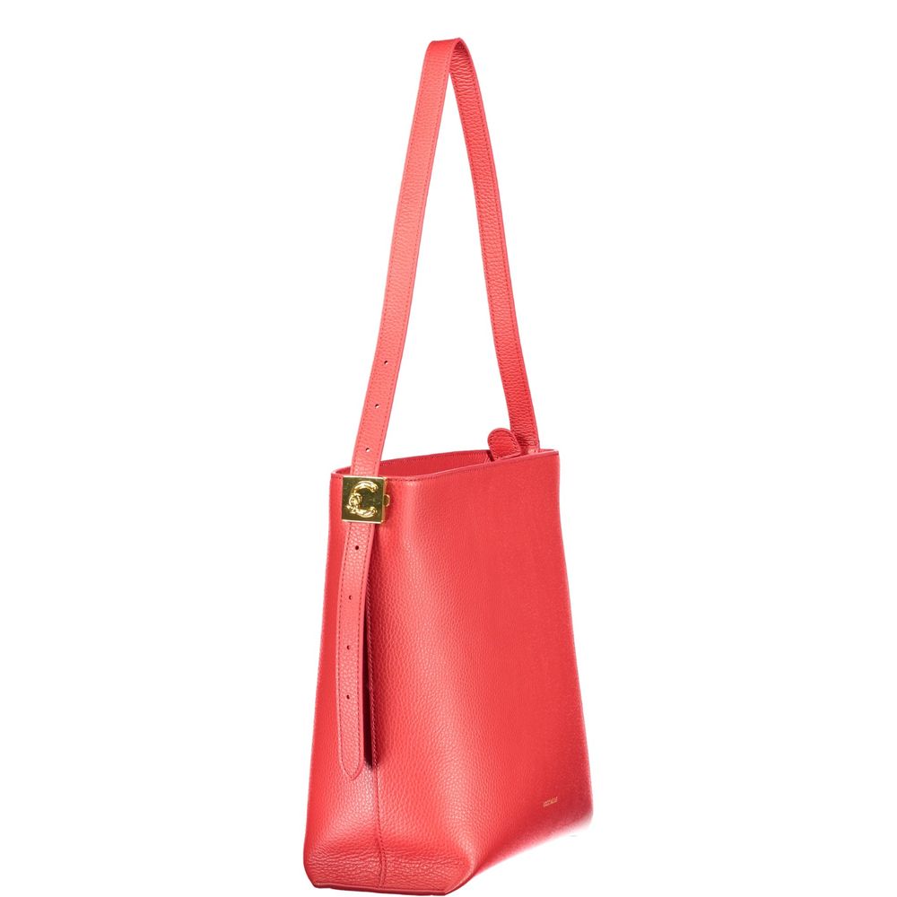 Coccinelle Rosso Leather Woman Handbag | Regal Royce