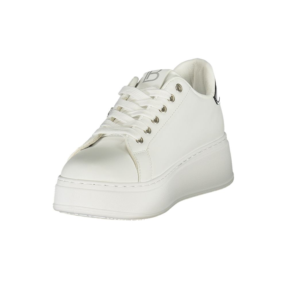Laura Biagiotti White Polyurethane Women Sneaker | Regal Royce