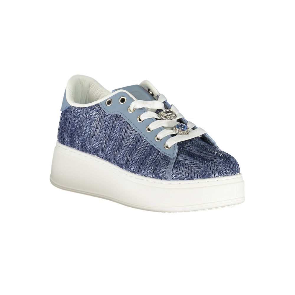 Laura Biagiotti Blue Polyurethane Women Sneaker | Regal Royce