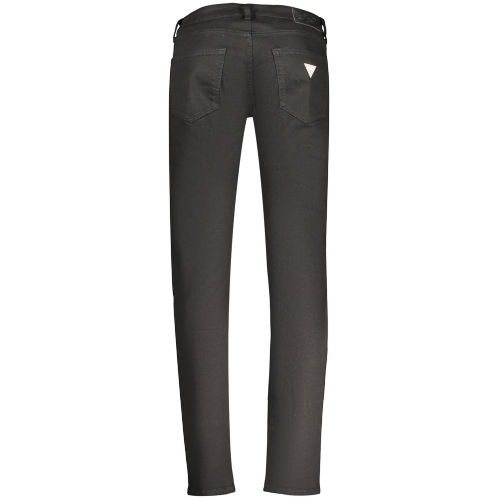 Guess Jeans Black Cotton Mens Jeans | Regal Royce